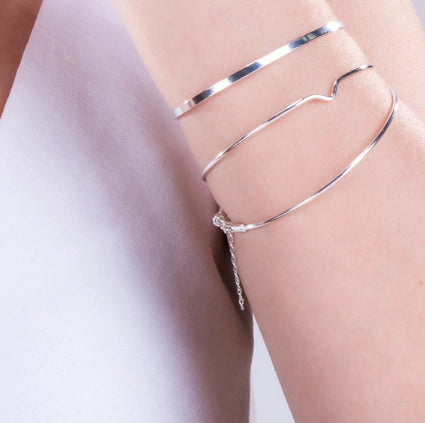 Bracelete de Prata Minimalista
