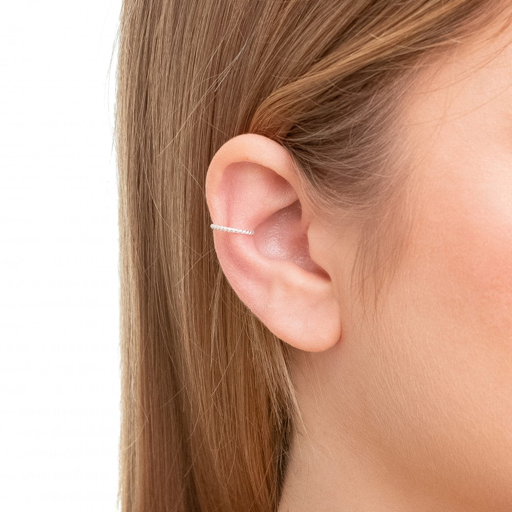 Piercing de Prata Fake Torcido